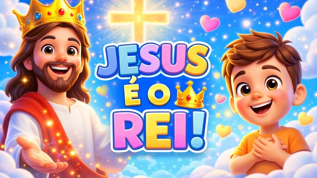 JESUS É O REI 👑 | História do Livro de Mateus para Crianças (Música Infantil Cristã Animada)