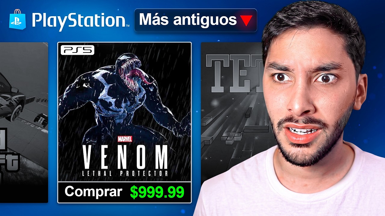 Probé los JUEGOS MÁS ANTIGUOS de PS5 (raros)