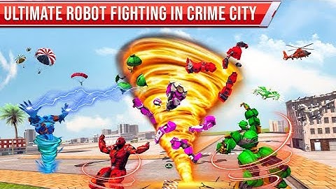 Tornado Robot Game: Flying Snow Hero Hurricane Game Inferno New Robot Game 2021 Gameplay