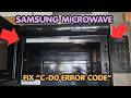 How To Fix The Samsung Microwave C-D0 Error Code?