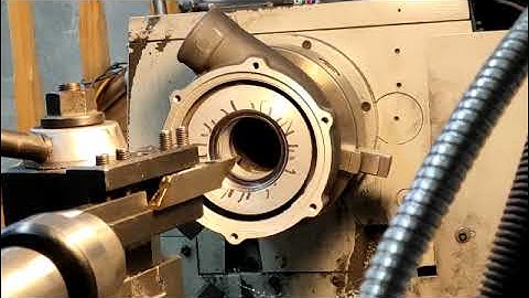 HyperGear Turbocharger compressor housing profile and machine process from raw casting. 700HP Turbo