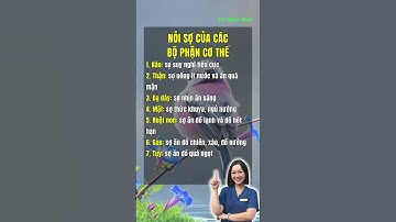 Nỗi sợ của các bộ phận cơ thể #songkhoe #healthy #dotquy #shorts