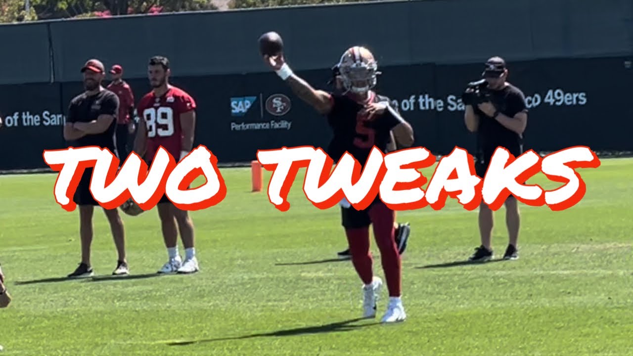 Two Ways the 49ers Can Fix Trey Lance’s Throwing Mechanics YouTube