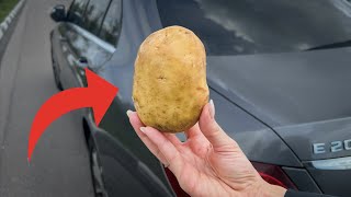 ONLY 1 potato in the car will save your life!  Everyone is silent about this!