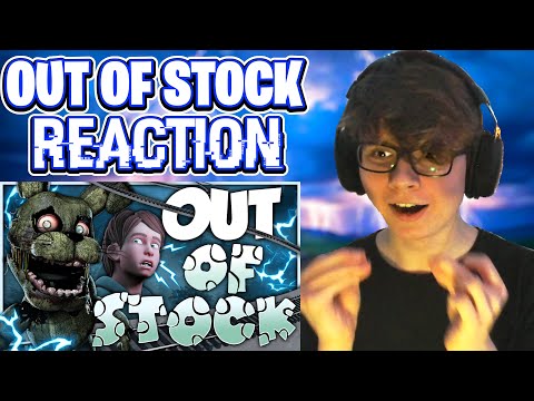 ATMOSPHERIC & AMAZING | FNAF - OUT OF STOCK SONG LYRIC VIDEO - @Dawko & @DHeusta REACTION!