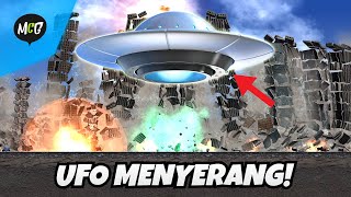 UFO Menyerang & Menghancurkan Kota! - City Smash screenshot 5