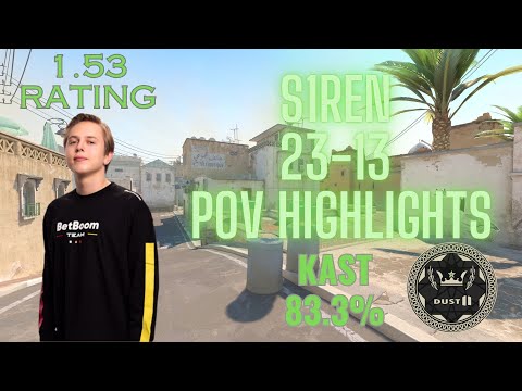 ⫷CS2 POV HIGHLIGHTS⫸ s1ren | BetBoom Dacha Belgrade 2024 | BetBoom vs MOUZ | Map 1 Dust2