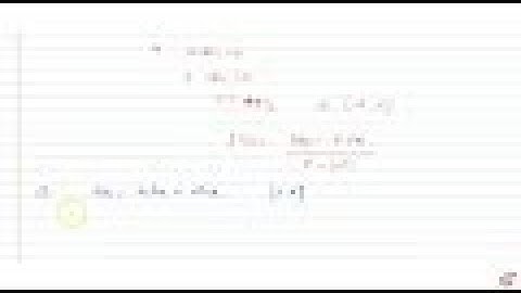 Verify Lagranges mean value theorem for the following functions on the indicated intervals. `f(x...