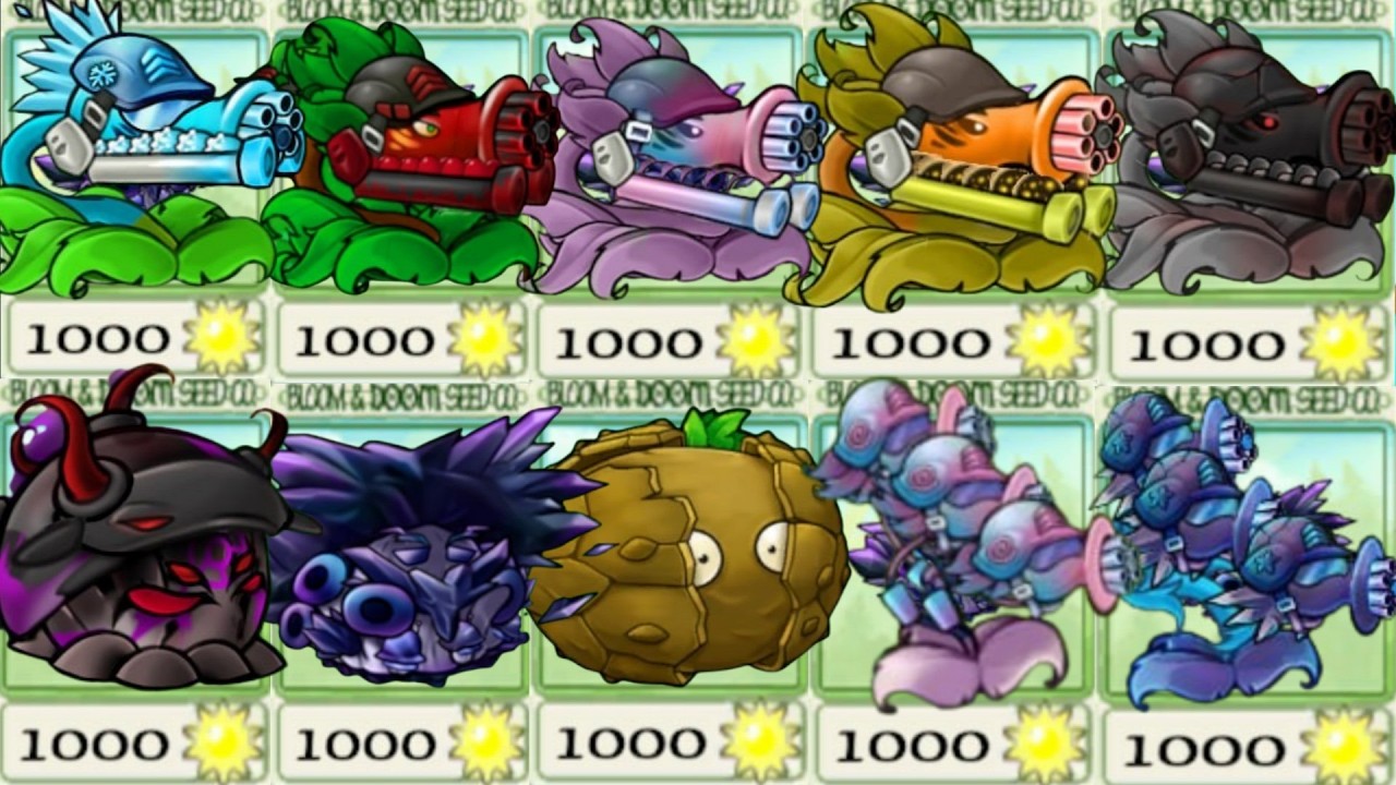 PVZ FUSION 3.4 - ALL Ultimate Plant Fusions in One Map Vs ALL Max-Level ...
