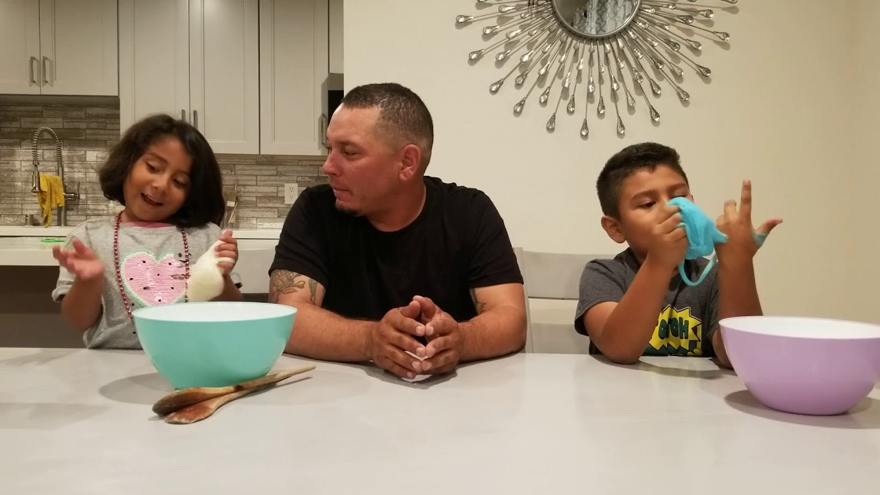 Elmer's glow in the dark slime kit - YouTube