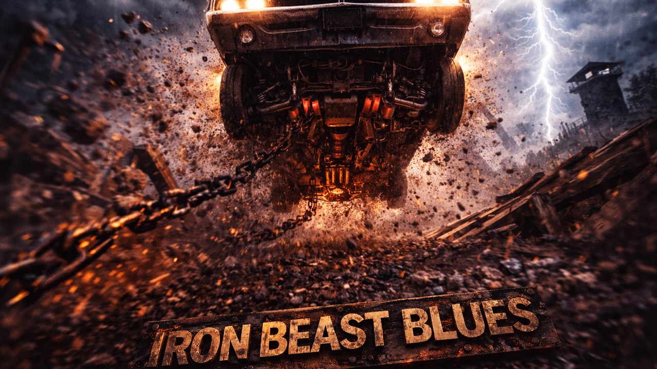 IRON BEAST BLUES – Heavy Prison Stomp | Dark Delta Blues & Badass Driving Music 🎸⛓️