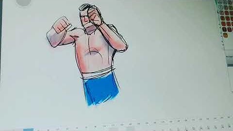 Trying out Autodesk Sketchbook Pro for 2D Frame-by-frame Animation.