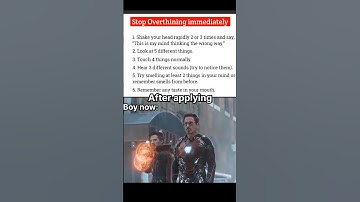 How to stop overthinking immediately #shorts #chatgpt #overthinking #ai