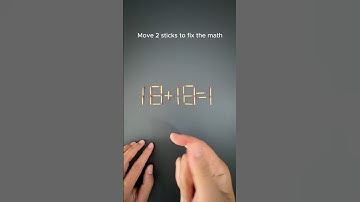 Move 2 matchsticks to fix the math impossible answer 🤯 #puzzle #quiz #shorts