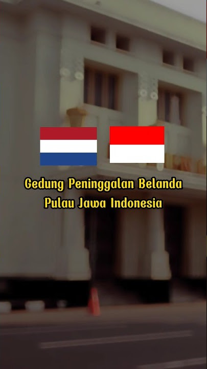 Gedung dari Penjajahan Belanda (P. Jawa) #shorts #short #peninggalanbelanda