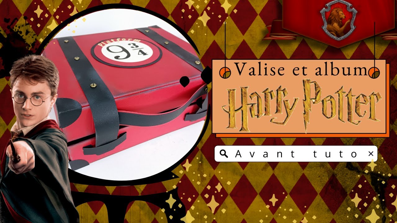 Présentation album et valise HARRY POTTER | Coup de coeur | Chat Scrap |