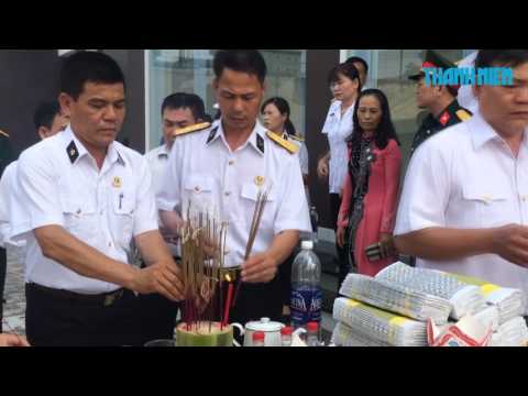 Những người lính Gạc Ma tưởng niệm 64 đồng đội sau 29 năm Hải chiến Trường Sa