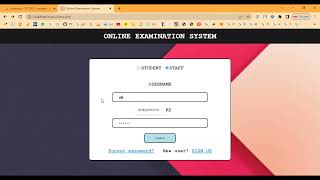 Online Examination System in PHP