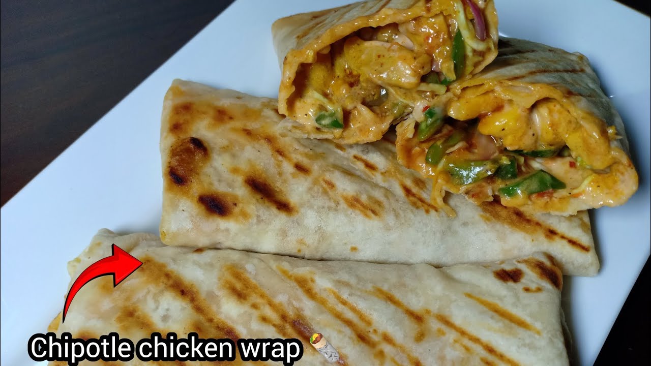 Chipotle Chicken Wrap Recipe | Easy & Delicious restaurant Style 🌶️|by@dailycookingwithshahana