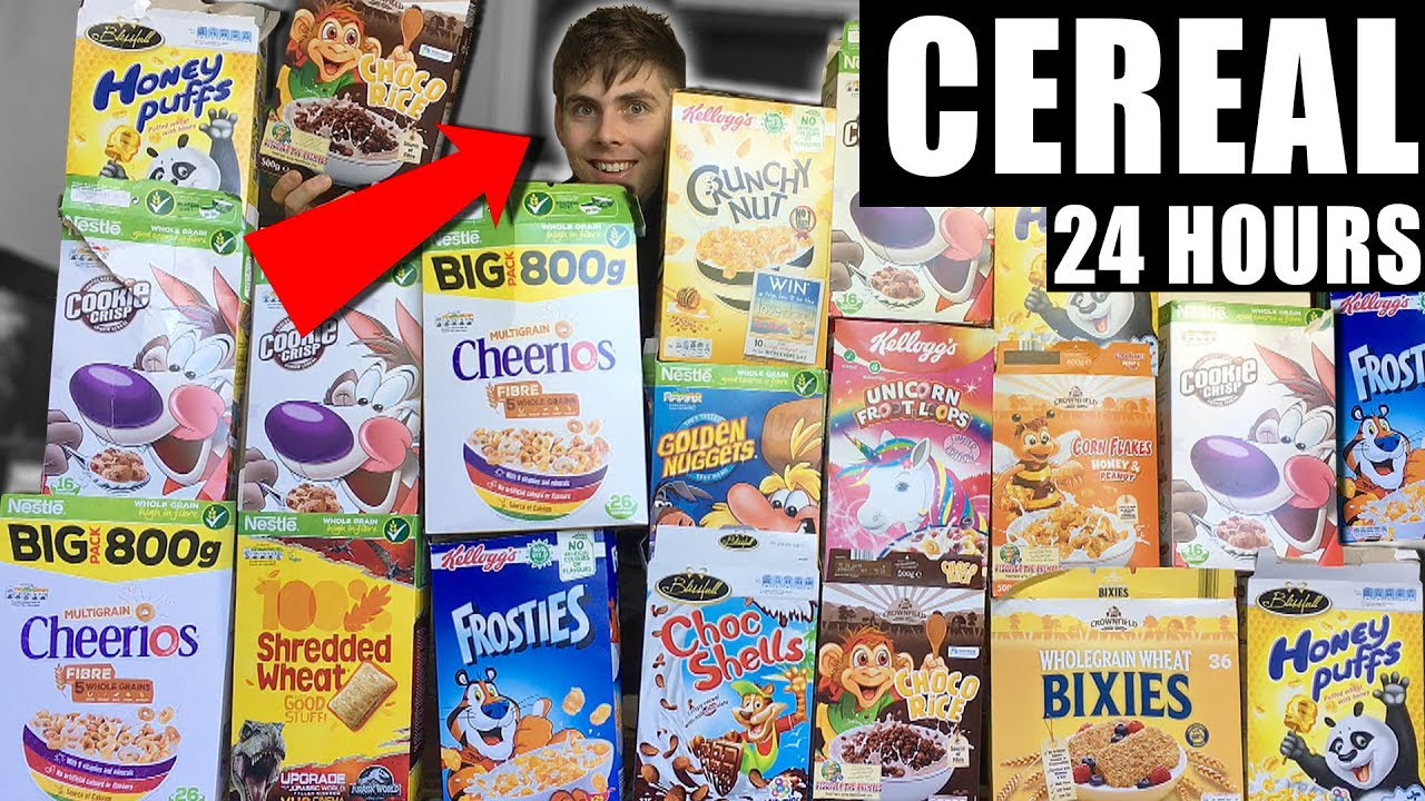 I ONLY ATE *CEREAL* FOR 24 HOURS... Epic cheat day challenge YouTube