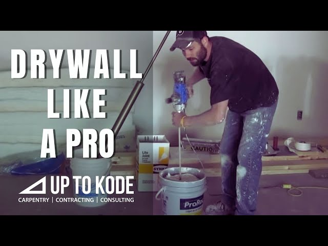 How to Tape Drywall Like a Pro: Expert Tips Using Drywall Mud