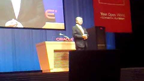 Takao Endo-san officially opens Oracle OpenWorld Tokyo 2009