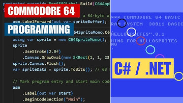 RetroC64  - Programming the Commodore 64 with C# and .NET in Visual Studio Code