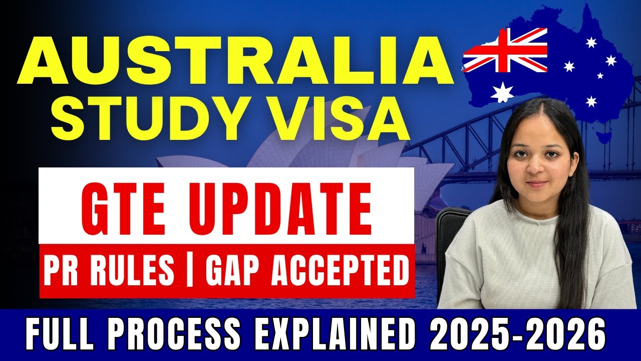 AUSTRALIA STUDY VISA 2025 Update  | PR Rules, Gap Accepted, GTE Changes | MUST WATCH!