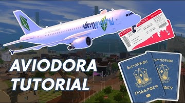 Sims 4 Tutorial - Catching Flights at Aviodora International Airport