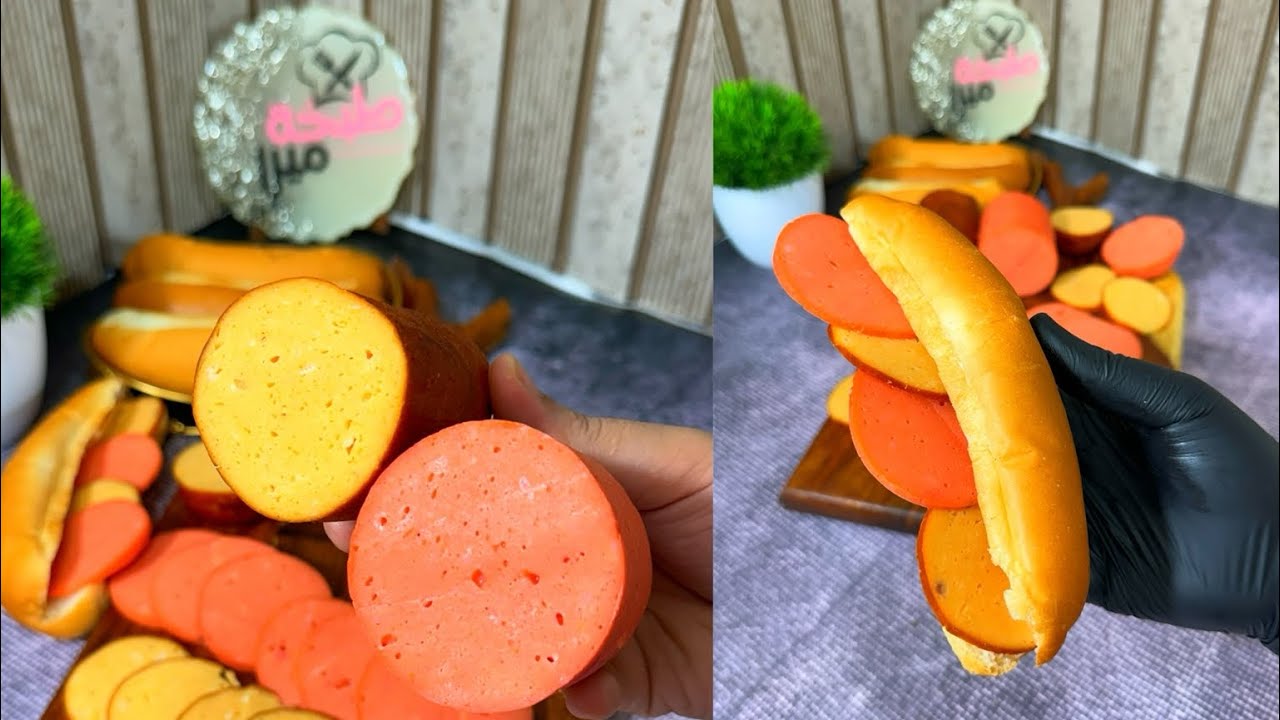 بدون چيلاتين ولا دقيق ولا بيض هنعمل لانشون بطعم رهيب  وتحدي للجاهز 🥰😋