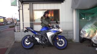 綺麗なヤマハYZF-R25参考動画：今でも250ccは楽しいですよ