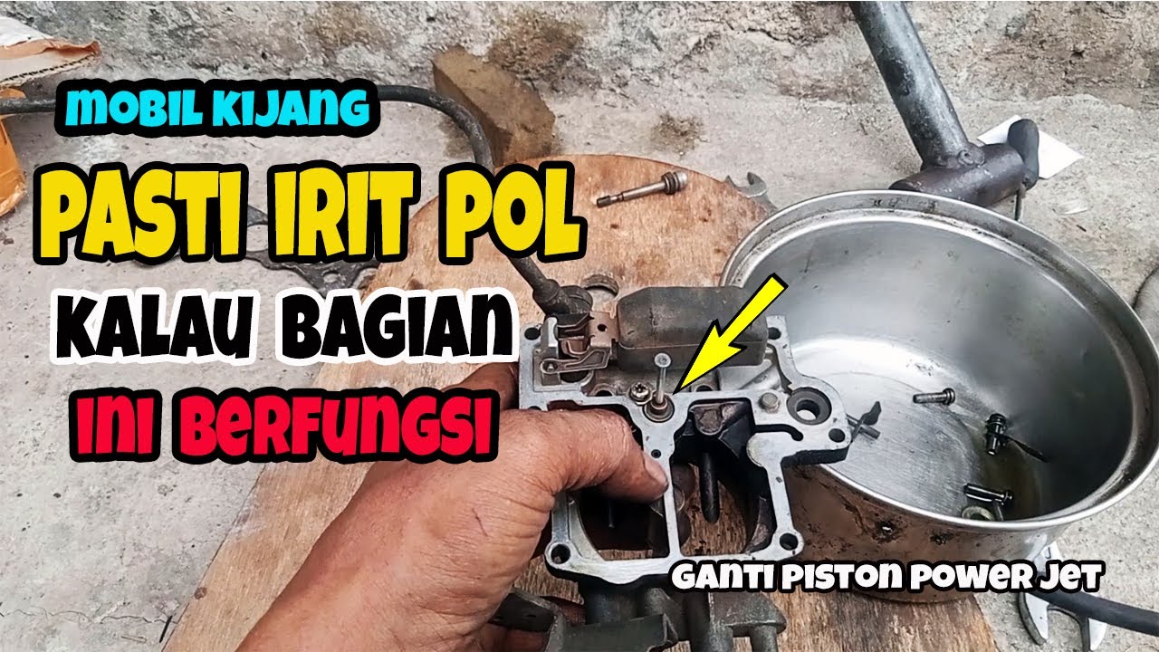 Atasi mobil kijang yang boros BBM dengan ganti piston power jet karburator