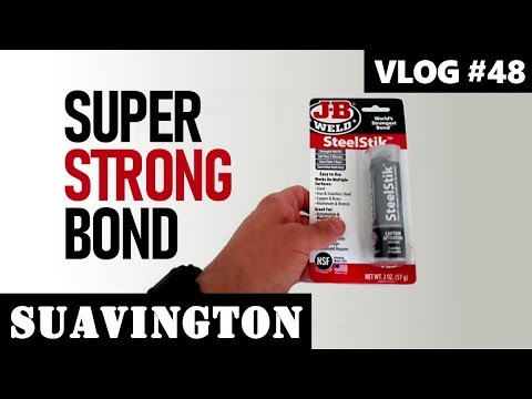 Glue Metal to Metal - Putty Creates Super Strong Bond - Vlog #48