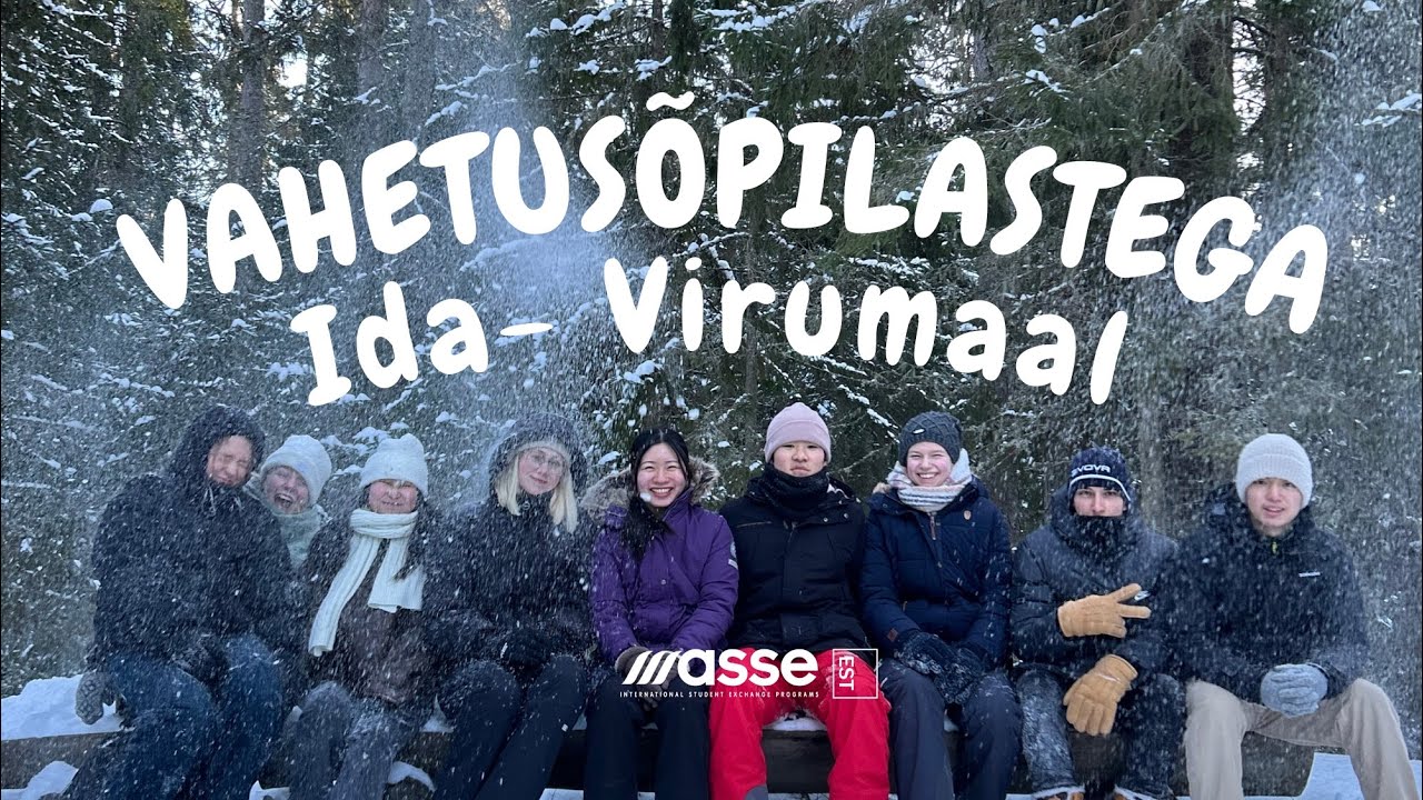 VAHETUSÕPILASTEGA IDA-VIRUMAAL: tuubitamine, vastlakuklid, mängud | vlog