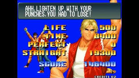 The King of Fighters 96 (Arcade) Longplay Team Fatal Fury