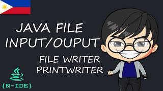 JAVA FILE IO (FILE WRITER, PRINT WRITER) - JAVA N-IDE (TAGALOG)
