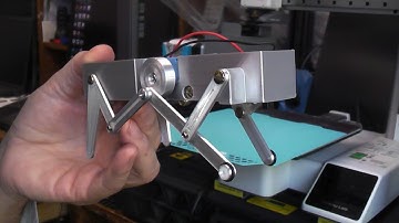 3d print a simple 4 leg walking robot "type 1" for your custom project. Use any TT gearmotor speed.