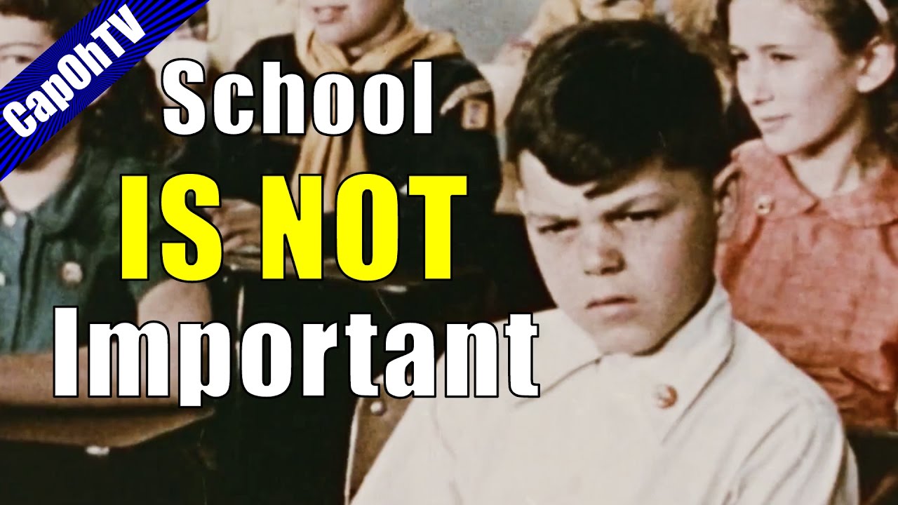 Why Education is Important but School is Not || Video ...