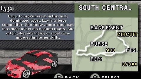 NFS Most Wanted GBA - Part 34 - Blacklist #9 - Izzy