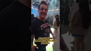 Actor/Stuntman &amp; former Hells Angels Leader, Chuck Zito, reacts to #WWE WrestleMania 42 Sunday