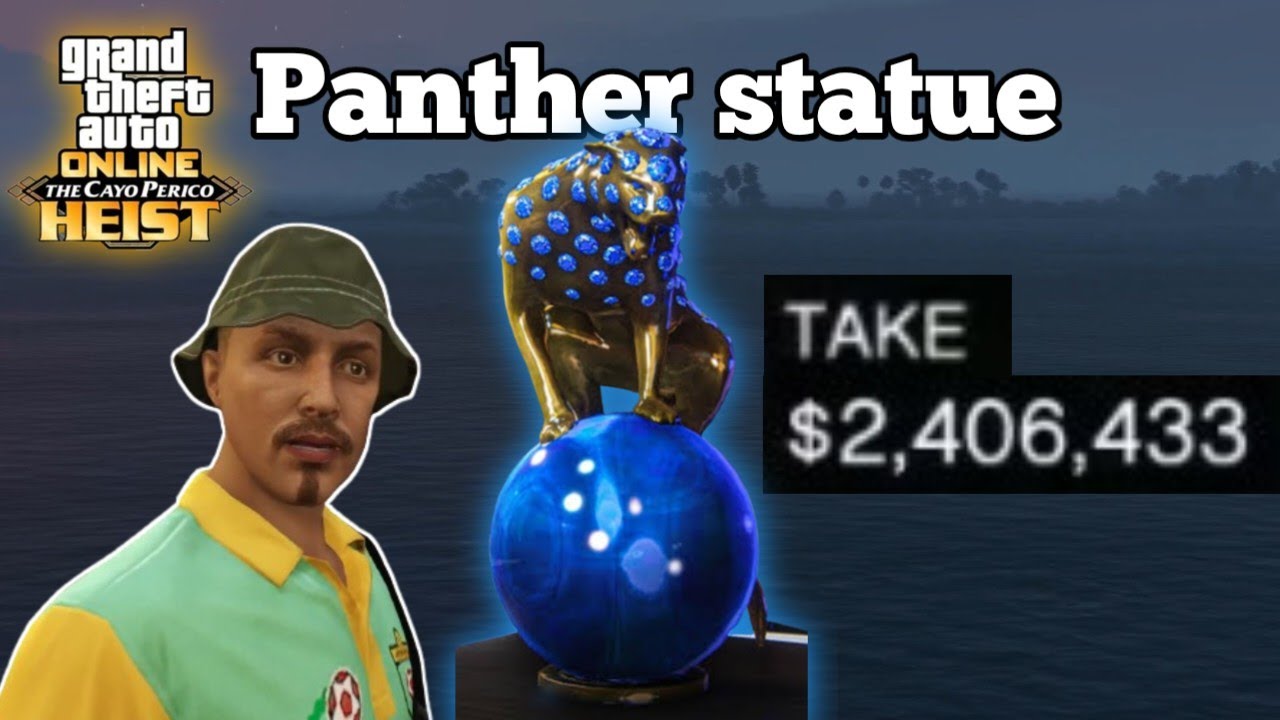 Cayo Perico Heist Solo Stealth panther statue cayopericoheist gta 