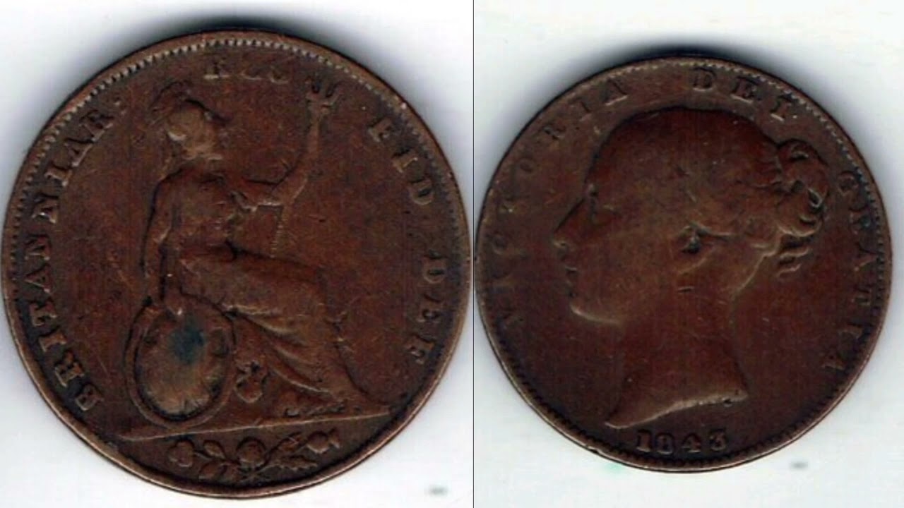 1843 1 4 D Farthing Coin VALUE VALUE Queen Victoria Coin YouTube 1843 1 4 D Farthing Coin VALUE VALUE Queen Victoria Coin YouTube