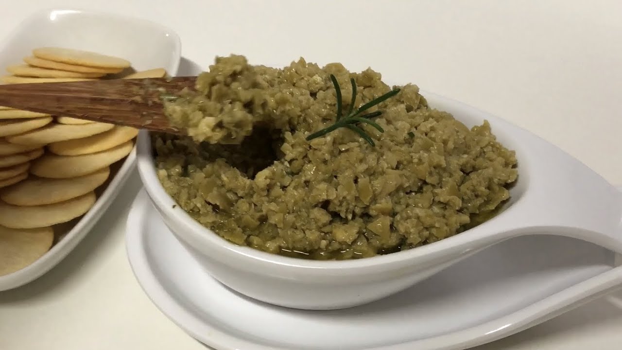 Tapenade de azeitonas Receitas e dicas de culinária YouTube