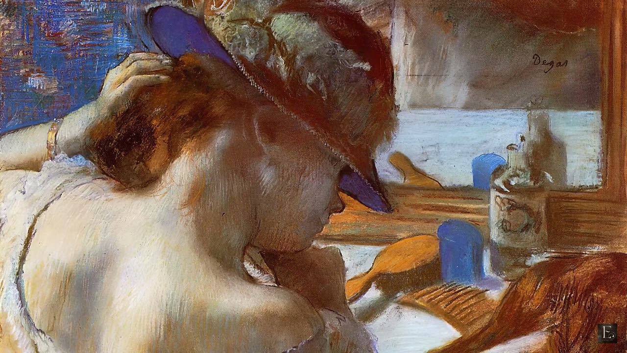 Edgard Degas - At the Mirror - 2 Hours Screensaver