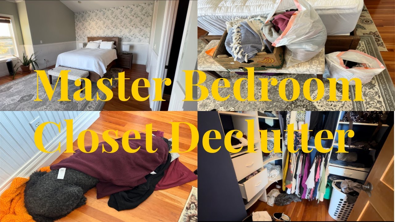 New *2023* Master Bedroom Closet Declutter - YouTube