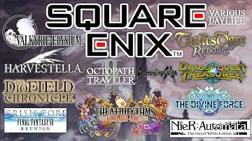 How is Square Enix Releasing SO MANY GAMES? 15+ Games IN 6 MONTHS