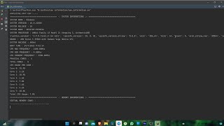 CPU INFORMATION using Python