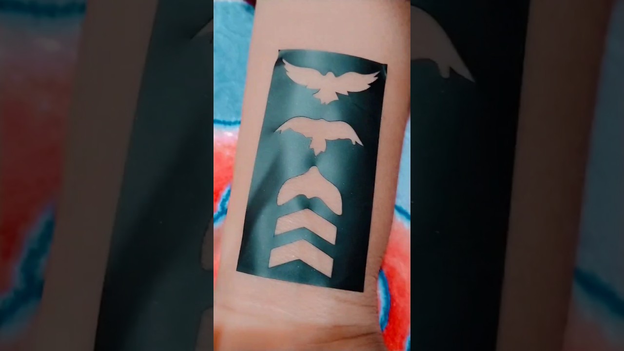 beautiful tattoo sticker design #shorts