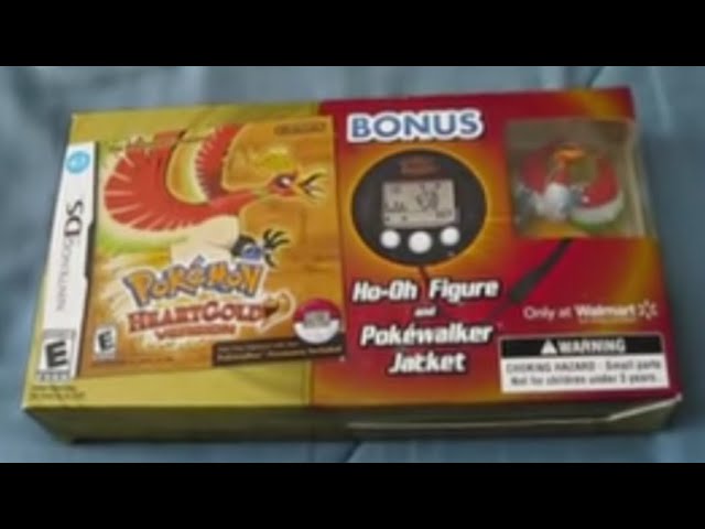 Nintendo Pokemon HeartGold w/ Bonus Figure and Walmart Exclusive