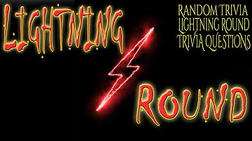 LIGHTNING ROUND - random trivia lightning round questions! ( ROAD TRIpVIA- Episode 810 )